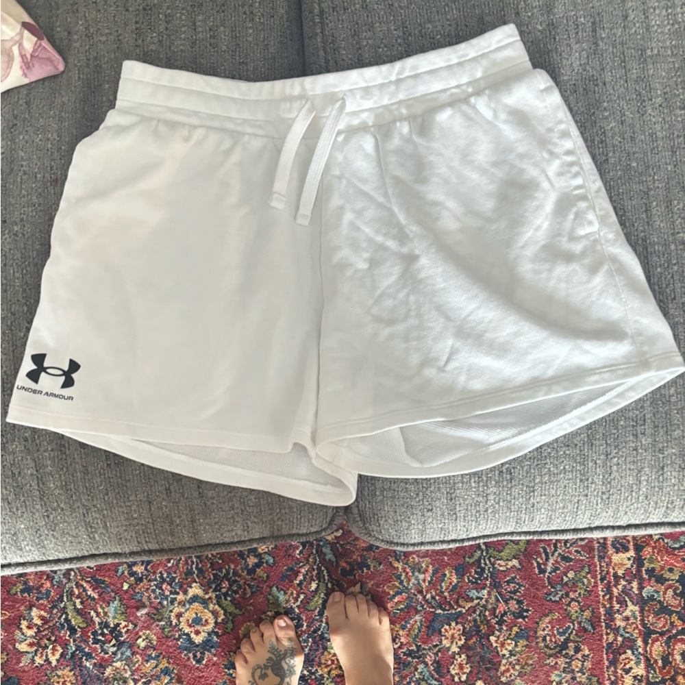 Under Armour Women's Athletic White Shorts
